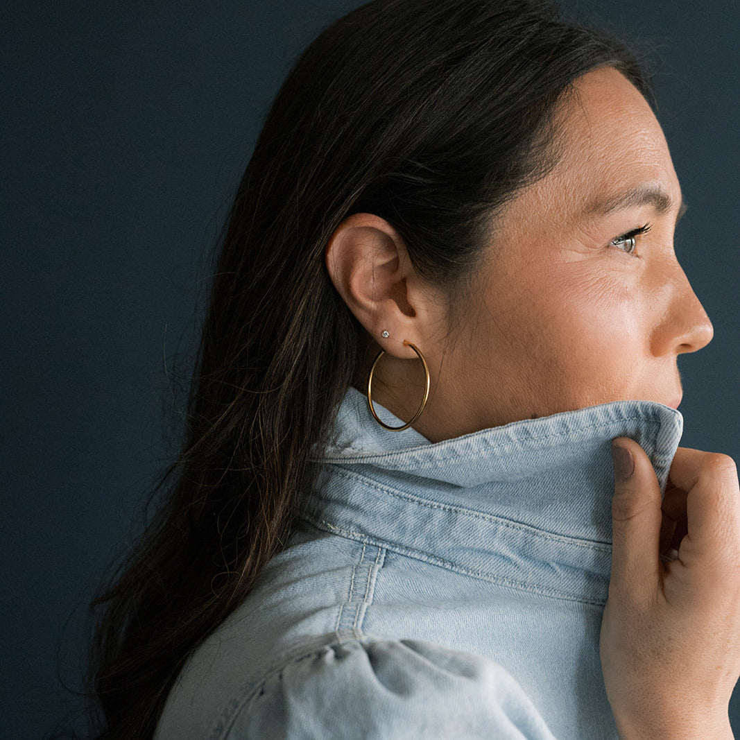 Stella Hoops – Sarah Cornwell Jewelry