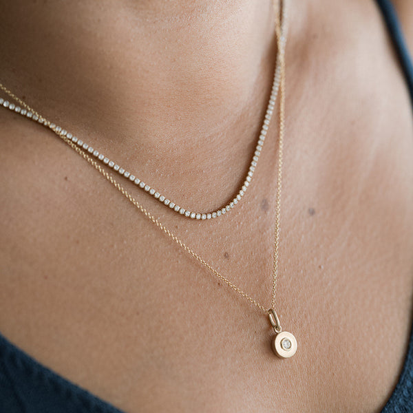 Minnie Micro Tennis Necklace – Sarah Cornwell Jewelry