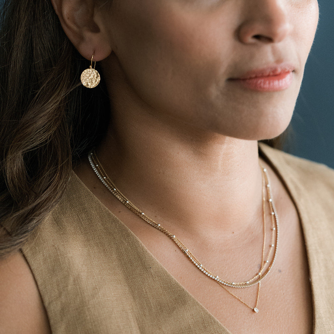 Minnie Micro Tennis Necklace – Sarah Cornwell Jewelry