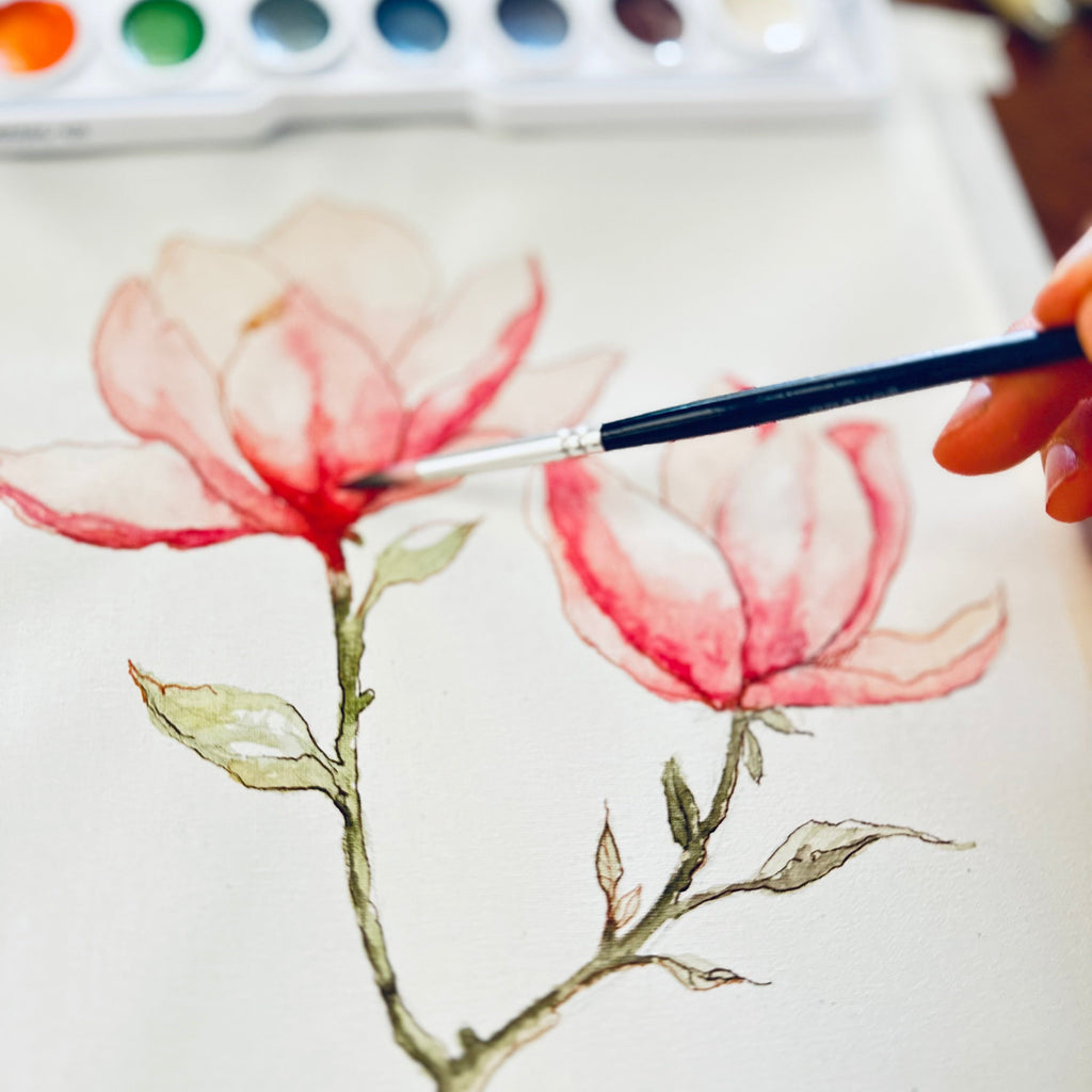 Watercolor & Ink Workshop  - Sunday, December 8th 12-3PM