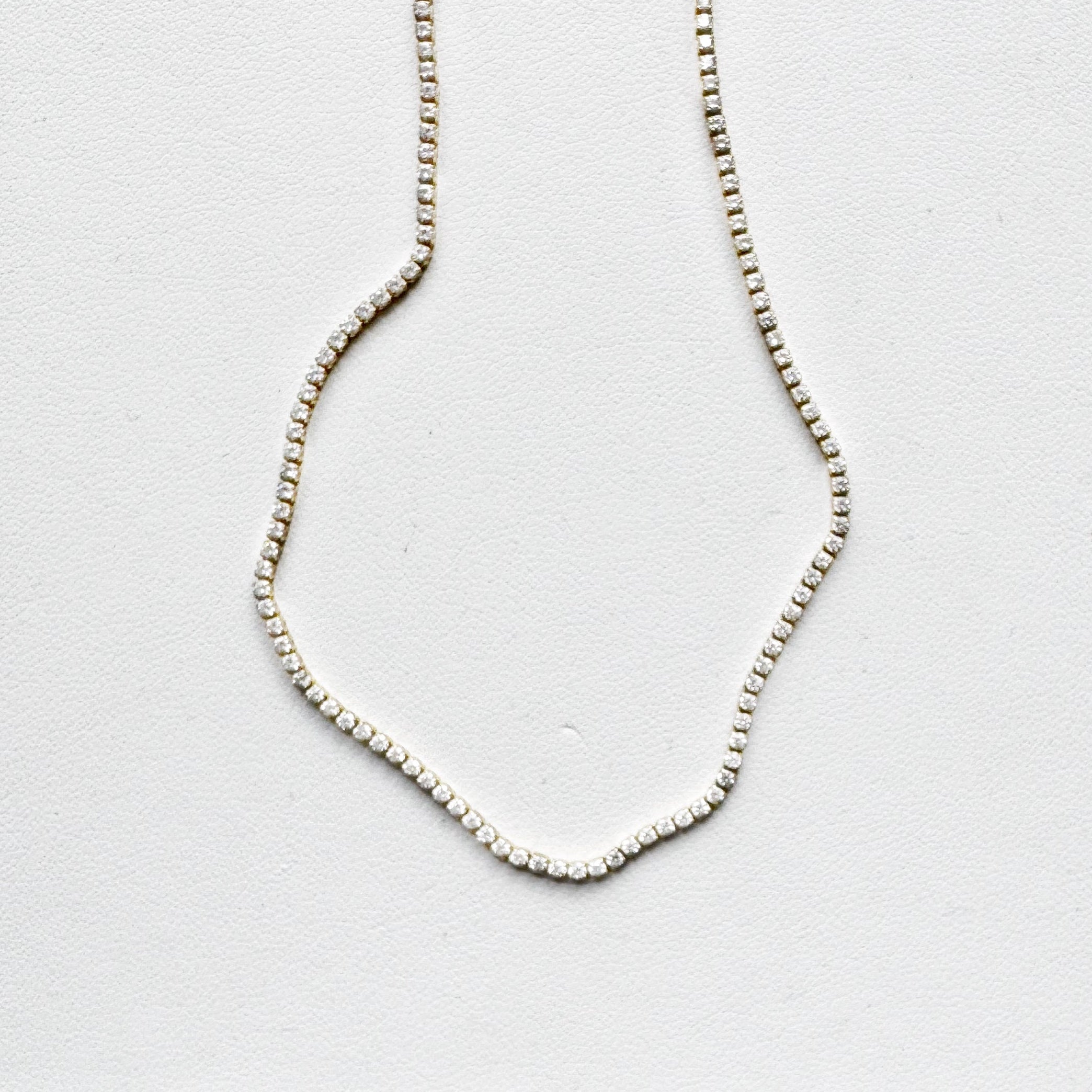 Minnie Micro Tennis Necklace – Sarah Cornwell Jewelry