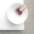 Pink Sapphire Earrings