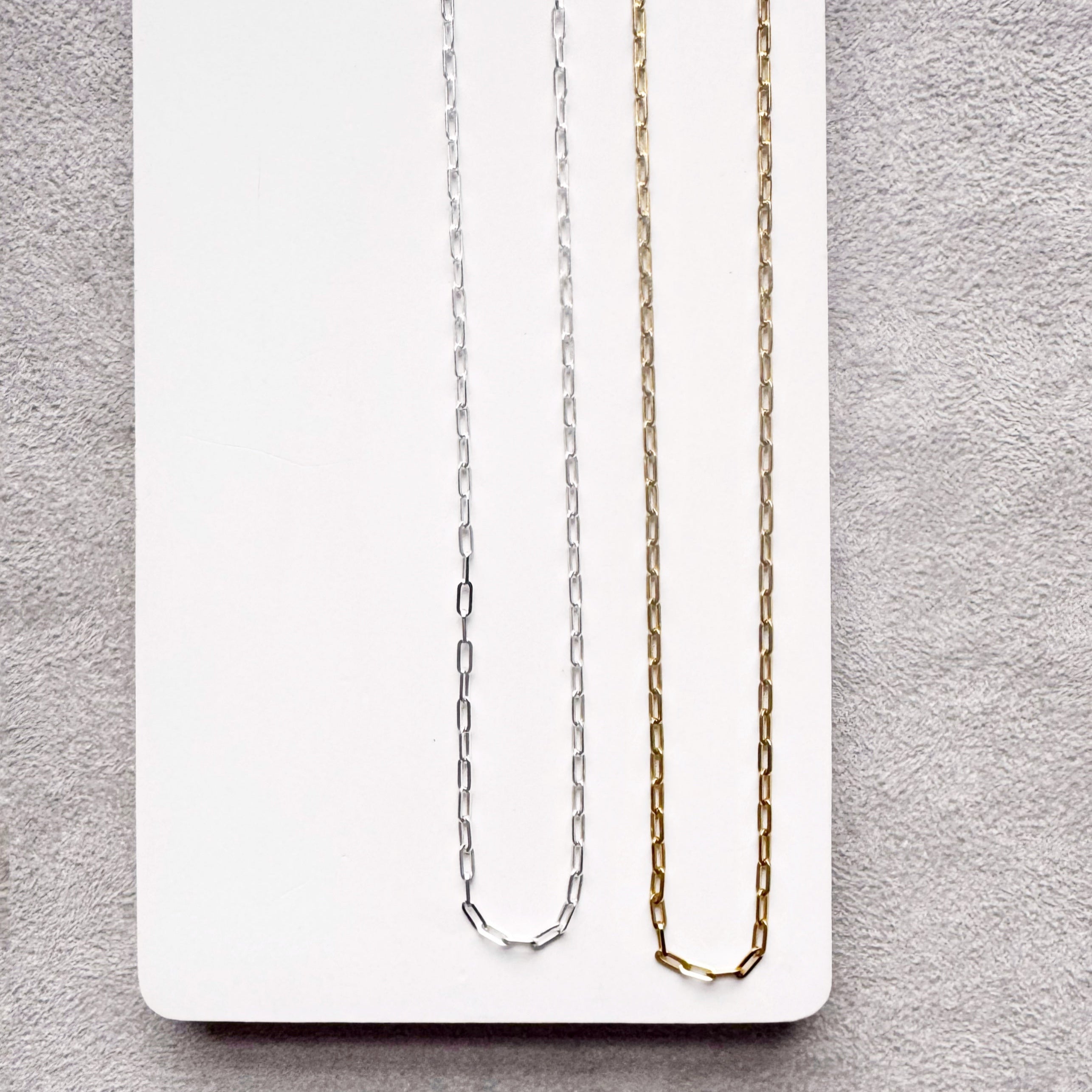 Simple Everyday Versatile Modern Classic Layering Rectangle Chain