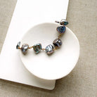 Silver pearl bracelet