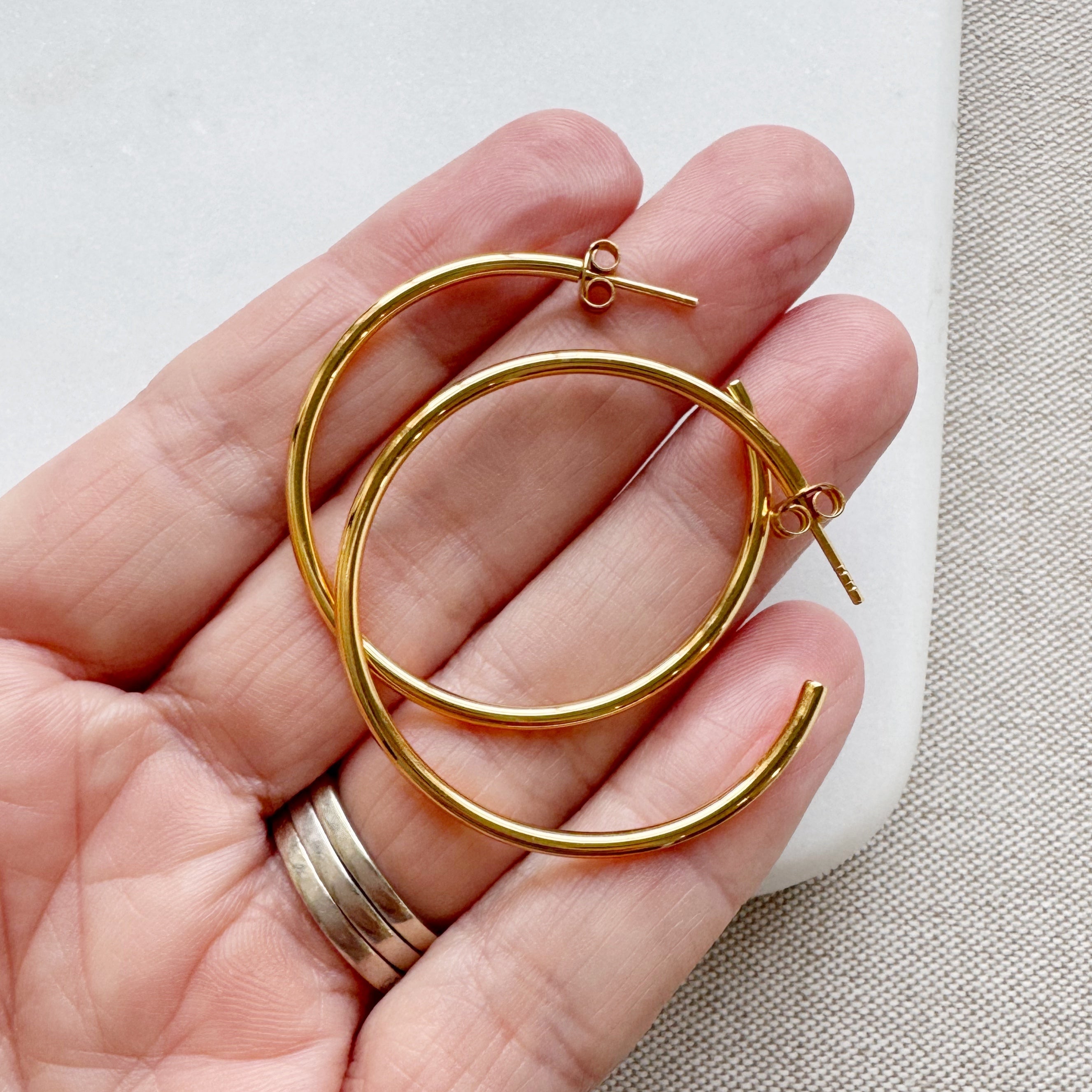 Stella Hoops – Sarah Cornwell Jewelry