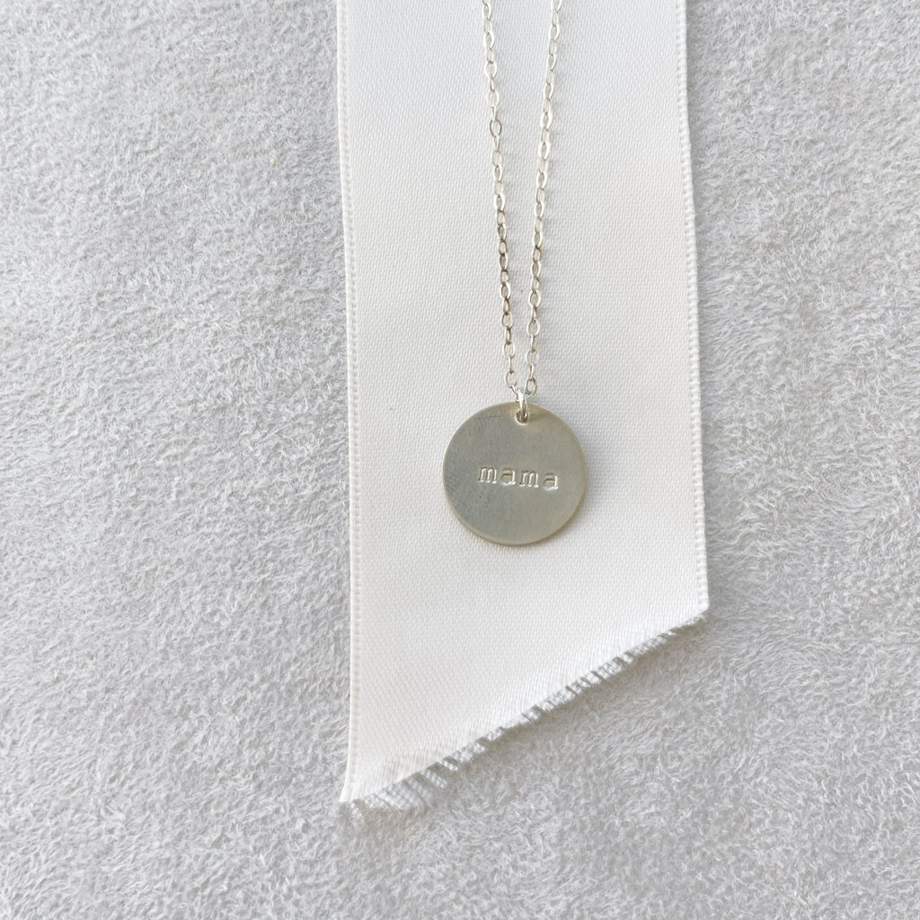 Mama Circle Necklace - Sarah Cornwell Jewelry