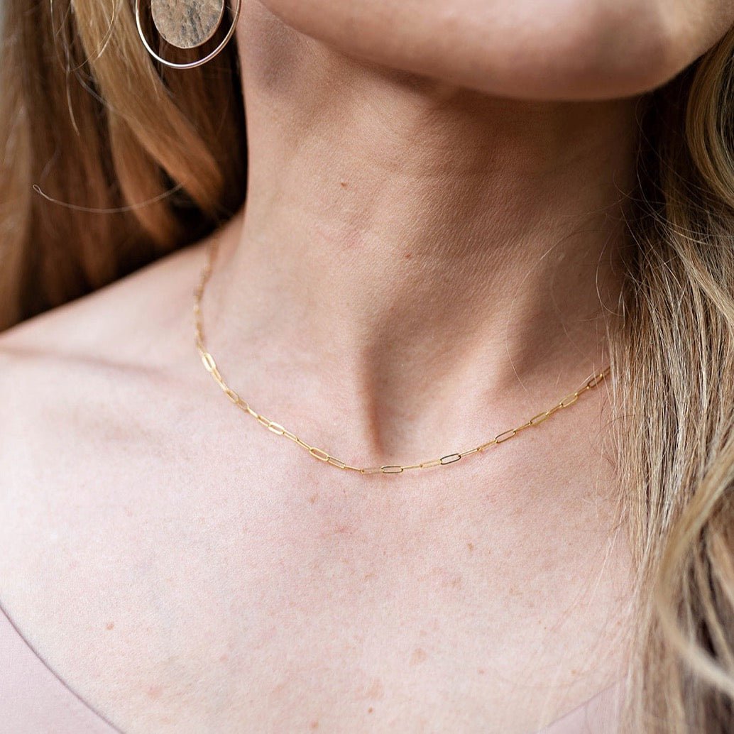 Simple Everyday Versatile Modern Classic Layering Rectangle Chain